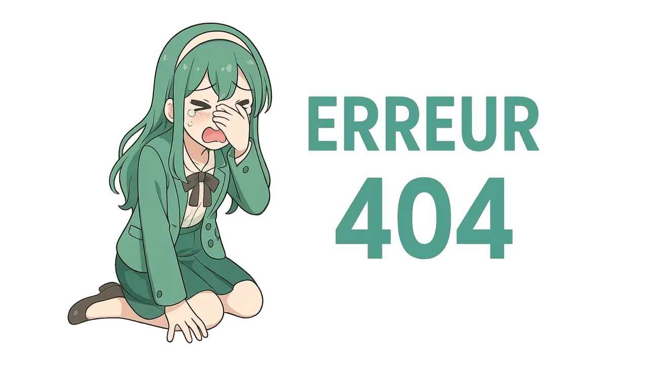 Erreur 404 : page introuvable