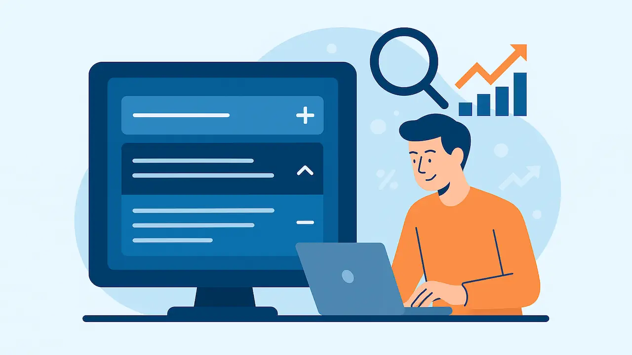 Accordéons et SEO : faut-il vraiment cacher son contenu ?